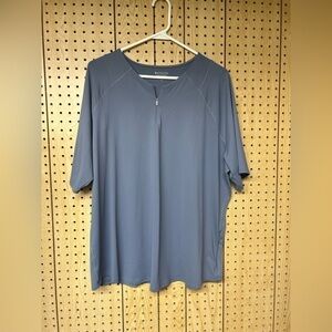 Athleta Grey Top